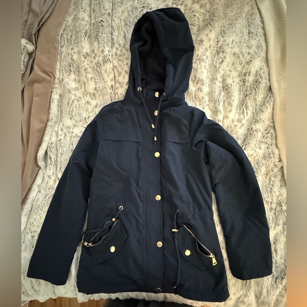 Jacket for woman, blue navy